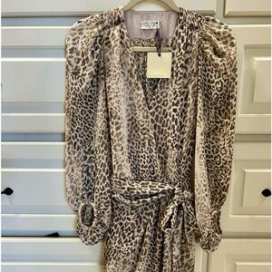 Leopard print dress🤎🤍